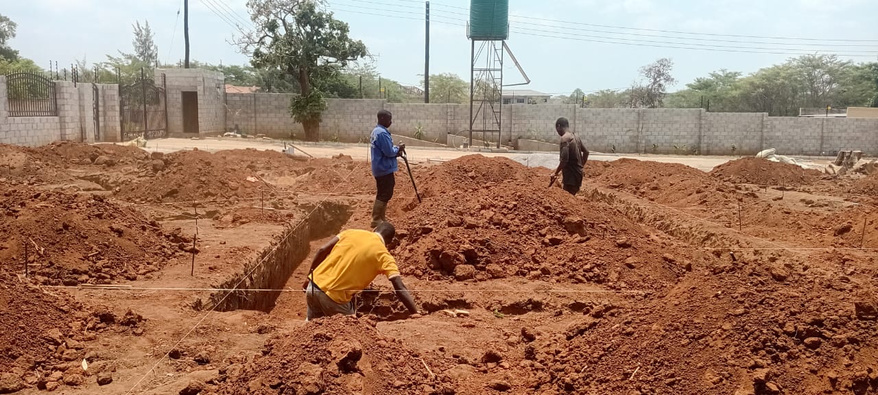 Construction of 3 bedroomed house in State Lodge Lusaka